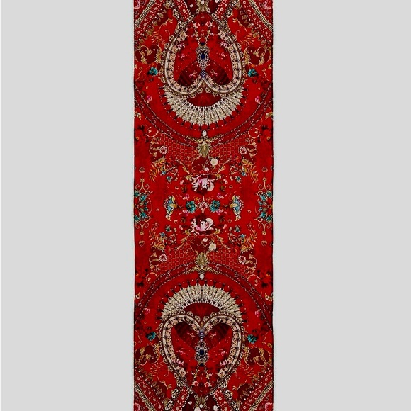 Silk Camilla Cameos Can Can Long scarf - Picture 2 of 13